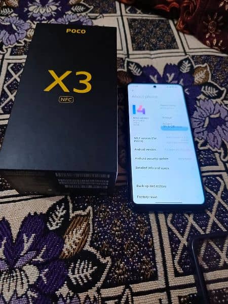 Poco x3 NFC 6,128 only box or set hai bilkul ok hai 4