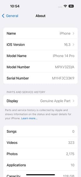 iPhone 14 Pro 128gb Non PTA Factory Unlock 6