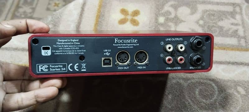 Focusrite Scarlett 2i4 first generation 1