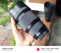 SIGMA 85mm 1.4 Art Canon mount