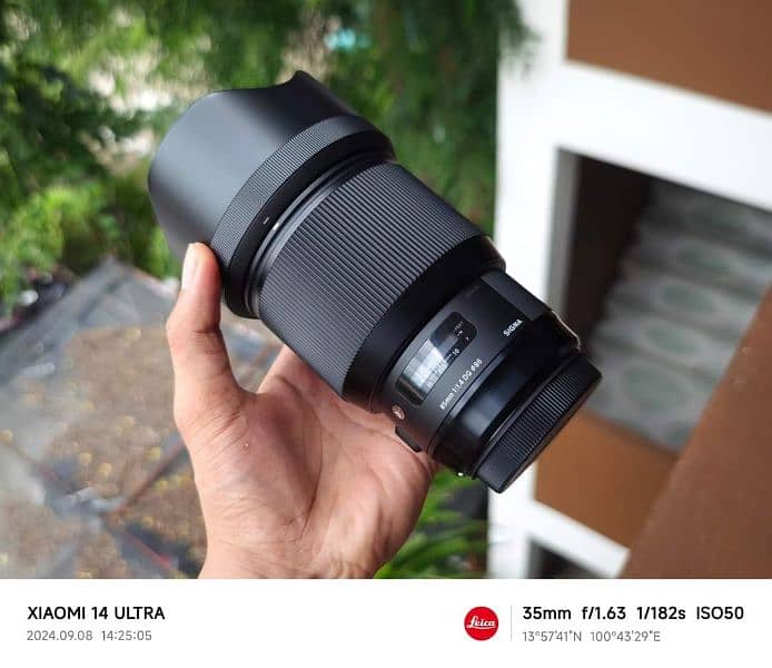 SIGMA 85mm 1.4 Art Canon mount 1