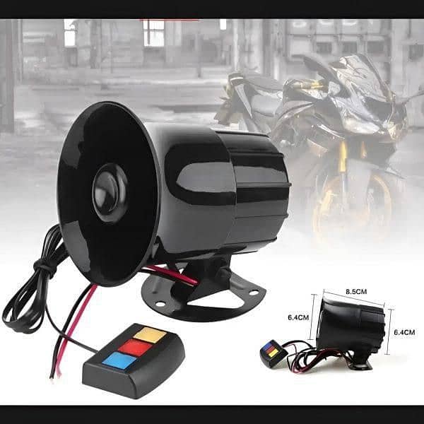 Car  Motorcycle HornSiren 12 Volt Different Loud Speaker Free Delivery 1