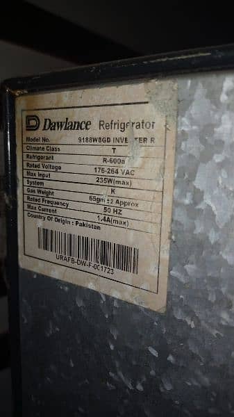 dawlance inverter fridge 5