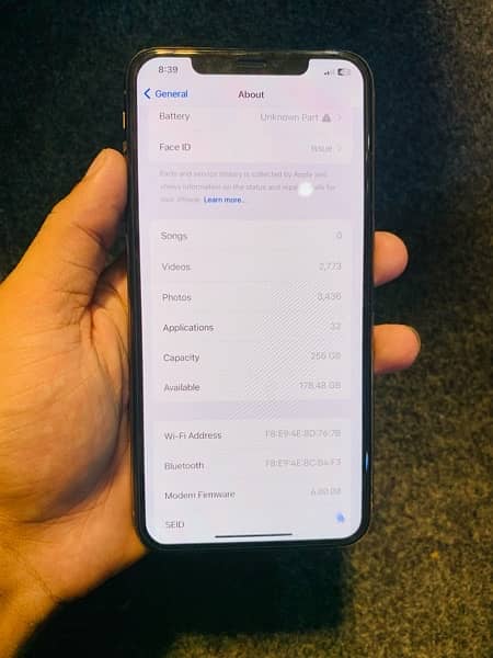 iPhone XS Max 256 pta dual sim 4