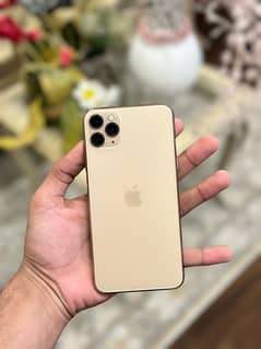 iphone 11 pro max 256gb pta approved factory unlock dual sim pta golde 0