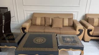 sofa set and center table sale 0