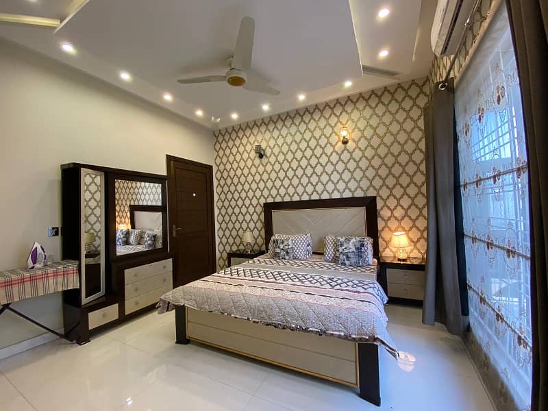 10 Marla Luxury Furnished Upper Portion For Rent in Bahria Town Lahore 17