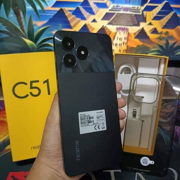 realme c51 brand new 10/10 complete box in warranty 1