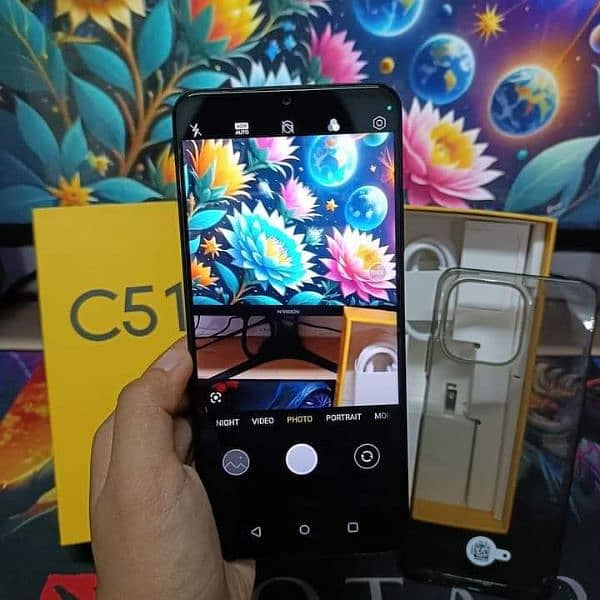 realme c51 brand new 10/10 complete box in warranty 3