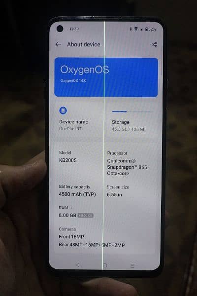 OnePlus 8T "Read Ad Careful" 8