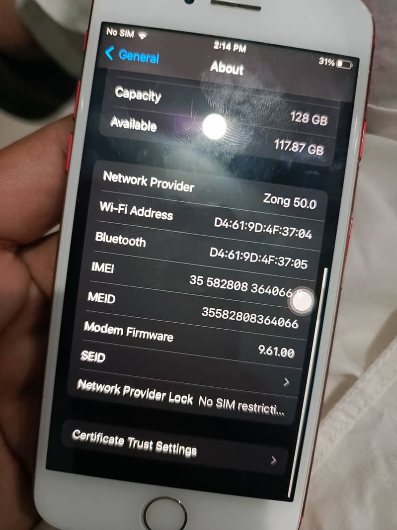 Iphone 7 128gb pta approved 2