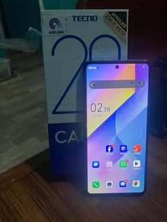 TECNO Camon 20/ 10 by 10 condition/ 16 GB RAM 256 GB STORAGE WITH BOX