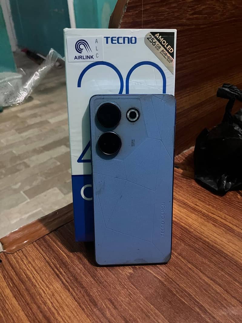 TECNO Camon 20/ 10 by 10 condition/ 16 GB RAM 256 GB STORAGE WITH BOX 3