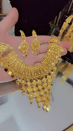 Goldplated Jewellery Set Artificial