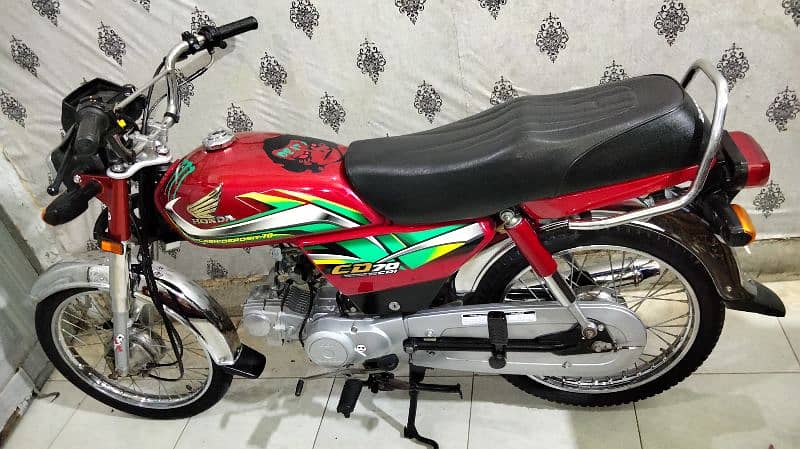 HONDA CD 70 2022 K October ki hai urgent sale 11