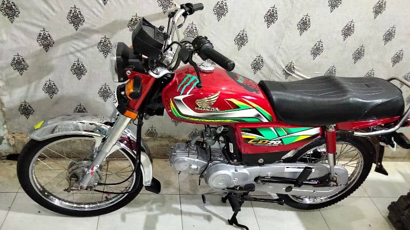 HONDA CD 70 2022 K October ki hai urgent sale 12