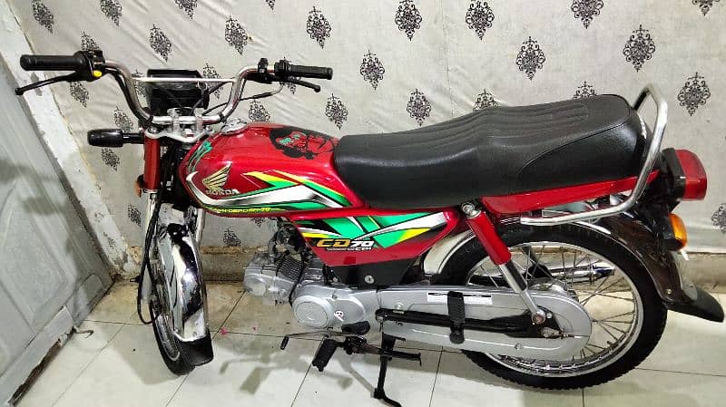 HONDA CD 70 2022 K October ki hai urgent sale 15