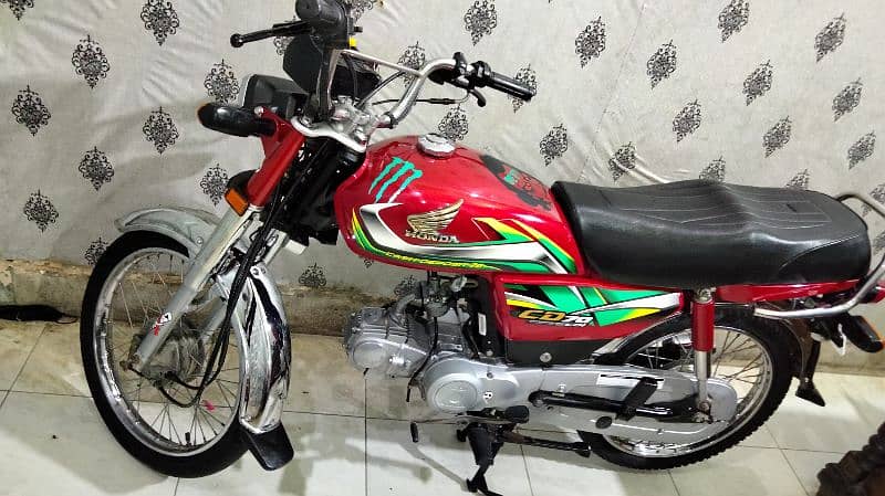 HONDA CD 70 2022 K October ki hai urgent sale 16