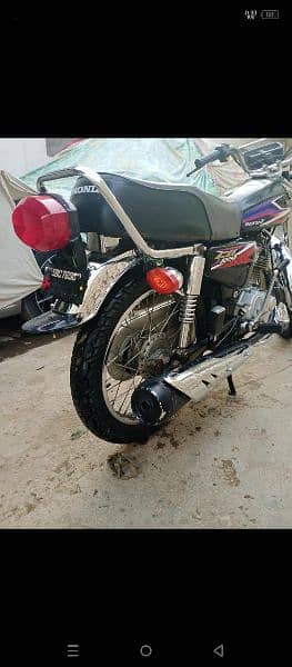 Honda cg 125 2017 sukkur number good condition 5