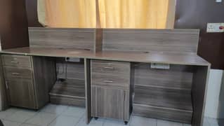 OFFICE TABLES - workstation table - 8x4 ft and 4x4 ft with cabin 0