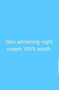 mix night skin whitening cream 100% result 0