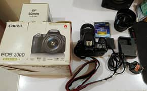 Canon 200D with 18-55mm STM & 50mm 1.8 STM