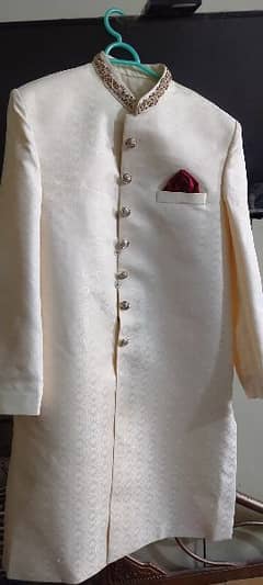 Groom sherwani 3 pis suit