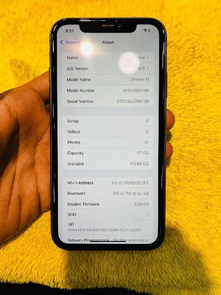 IPHONE 11 PTA APPROVED PHYSICAL+ESIM 10