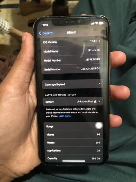 iphone Xs 256 gb non pta FU 3