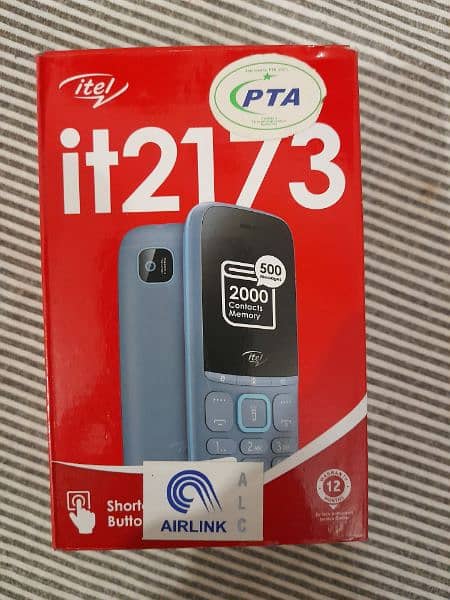 itel 2173 in new condition with box and original charger 0