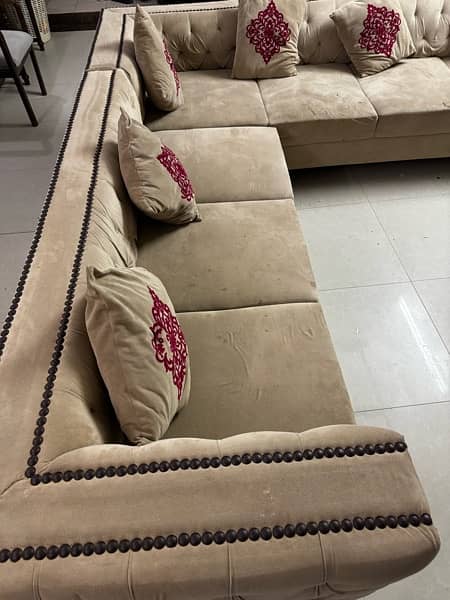 7 Seater L-Shape Sofa For Sale In Lahore 2