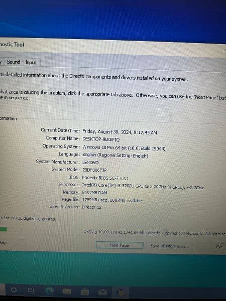 Lenovo Thinkpad e550 core i5 5th gn 7