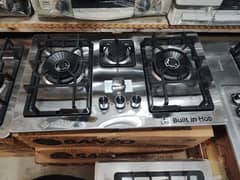 Sanyo Brand Three burner stainless steel high Quality hob