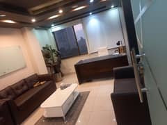 Blue area office 3700 square feet fully furnished for Rent