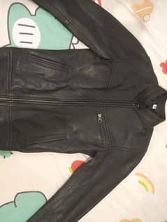 Kids pure leather jacket new