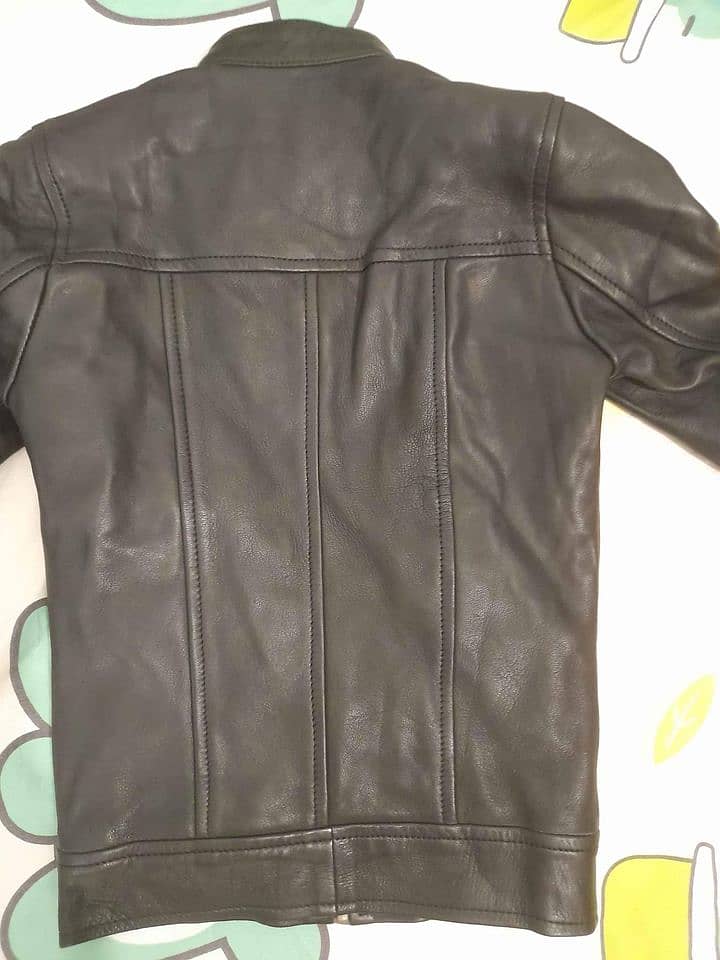 Kids pure leather jacket new 1