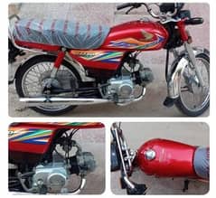 Honda cd 70 2020 red colour 0