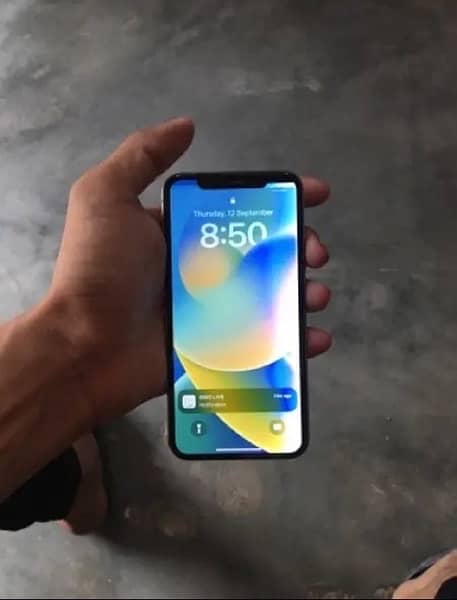 iPhone X 64gb jv sim face id ok water pack panel ma line hai bus 1