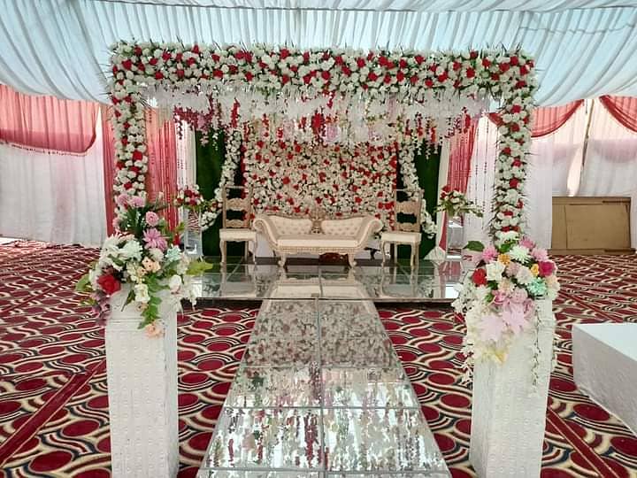 Wedding flowers & Artificial Decoration / Mayo /Mehndi /Barat /Valima 0