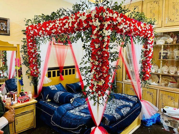 Wedding flowers & Artificial Decoration / Mayo /Mehndi /Barat /Valima 13