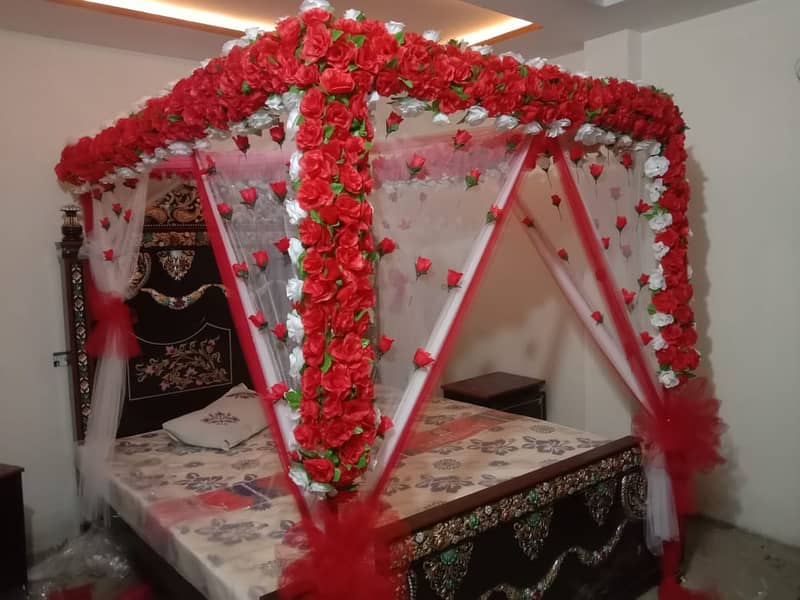 Wedding flowers & Artificial Decoration / Mayo /Mehndi /Barat /Valima 19