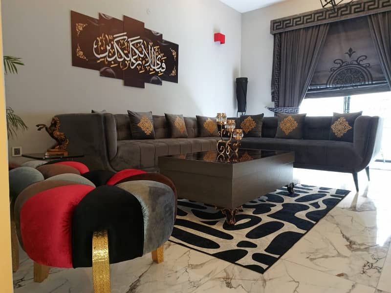 5 Marla Brand new first entry full furnished house for rent available in Bahria town Lahore 5