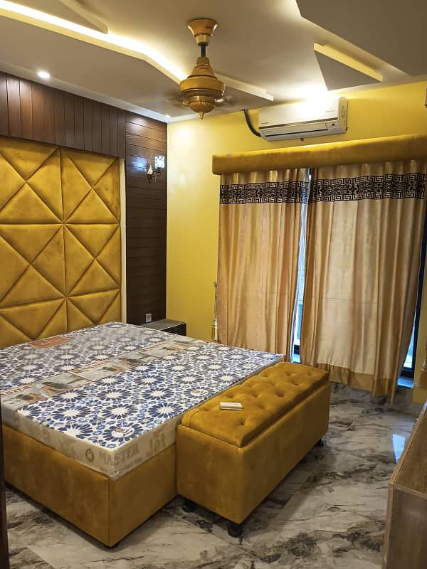 5 Marla Brand new first entry full furnished house for rent available in Bahria town Lahore 15