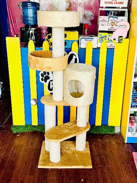 Scratching post cat toys cat house 2