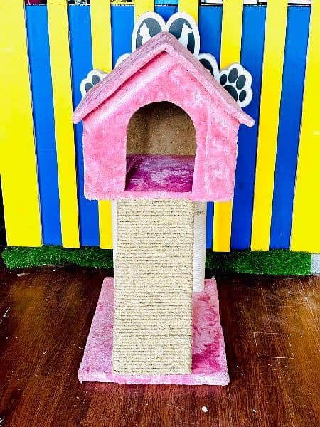 Scratching post cat toys cat house 7