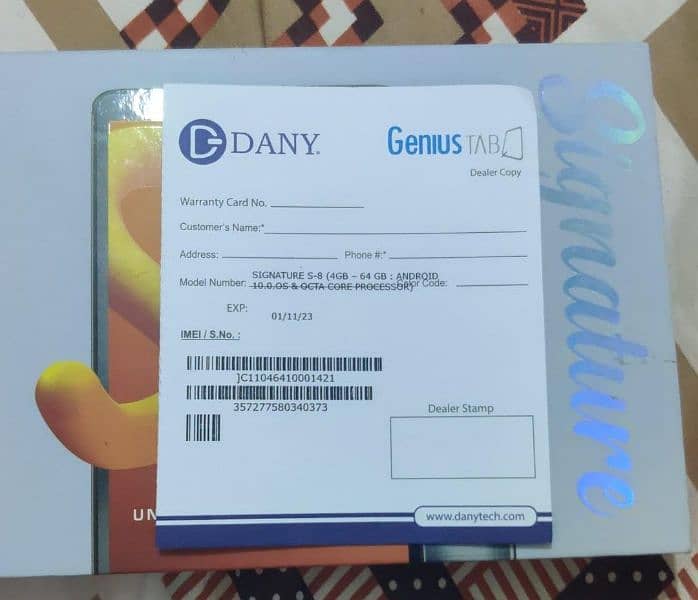 Dany signature S8 Tablet 7