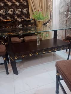 chenoti dinning table with 6 chairs