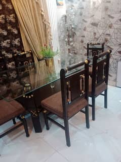 chenoti dinning table with 6 chairs