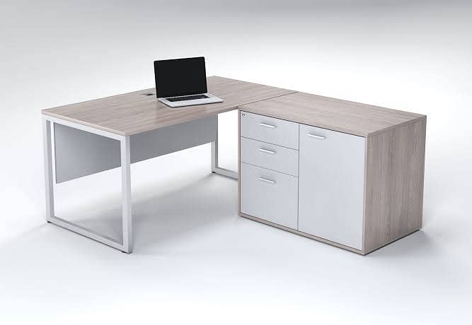 Office Table - Iron Base - Modernize look - Office Furniture - 2