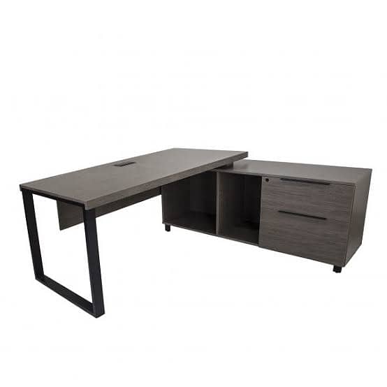 Office Table - Iron Base - Modernize look - Office Furniture - 3